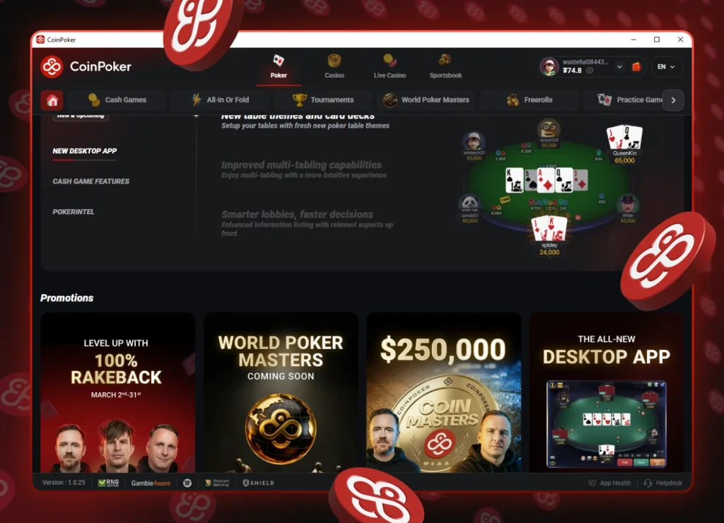 CoinPoker касса